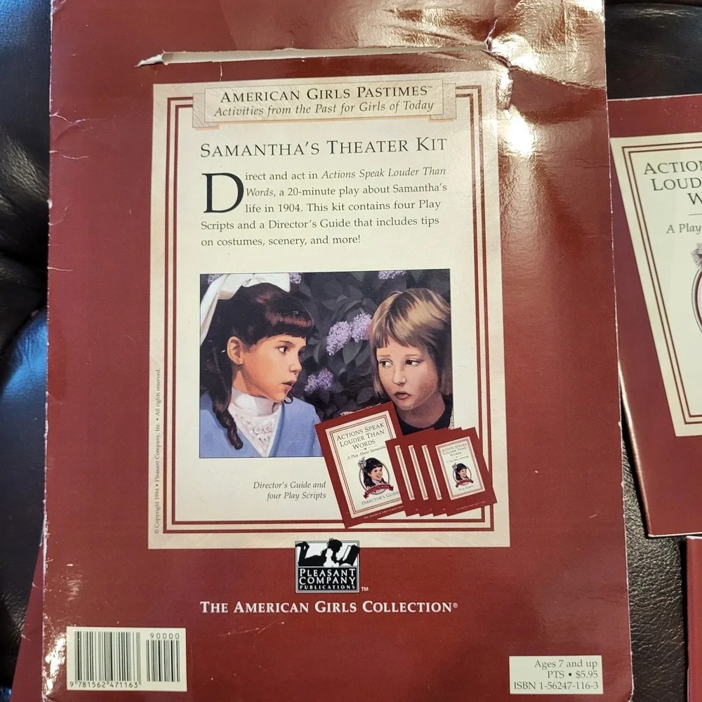 1994 Pleasant Co American Girl Pastimes Samantha's 1904 Theater Kit Complete